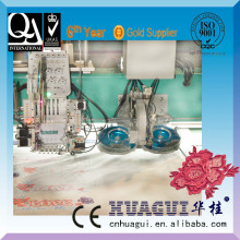 HUAGUI single head stone fixing flat embroidery machine for sale